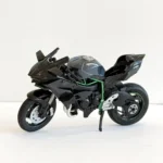 Racing black motorcycle